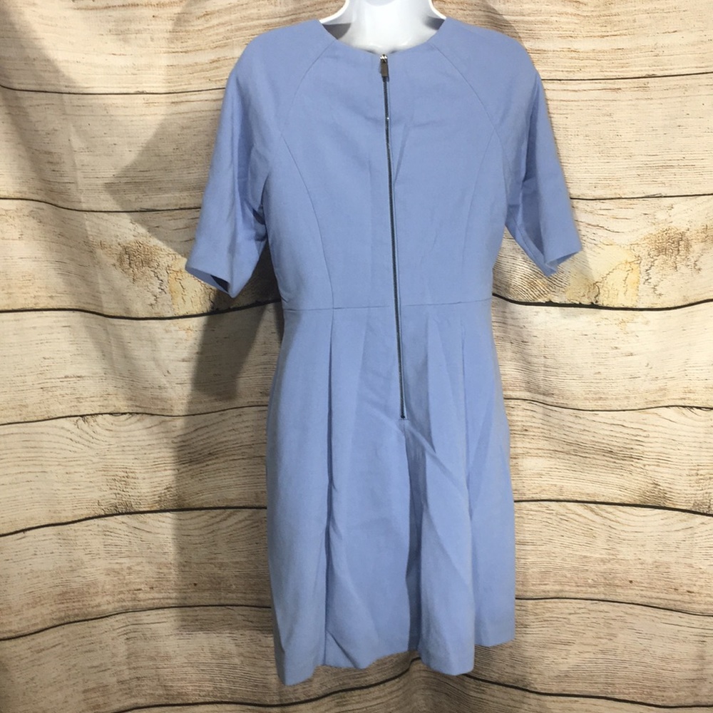 Vince Camuto periwinkle blue dress zipper sz 6 626 - Picture 5 of 8